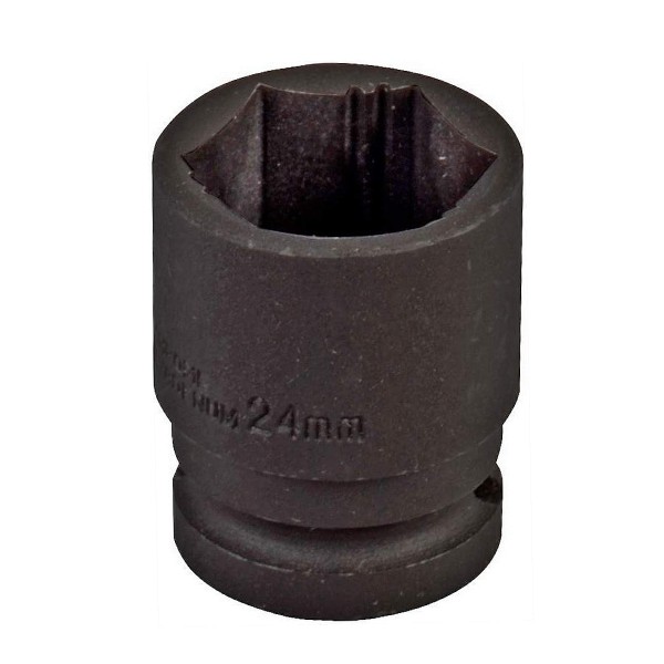 Stecknuss 1/2" Zoll - Schlagnuss-Einsatz metrisch 6-kant