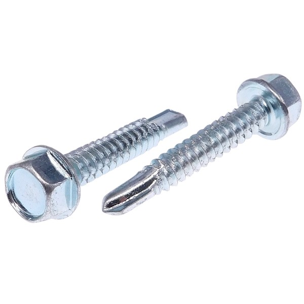 DIN 7504 K Bohrschrauben Sechskantkopf Stahl verzinkt