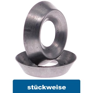Rosetten aus Edelstahl A2 gestanzt Rosetten aus Edelstahl A2 gestanzt