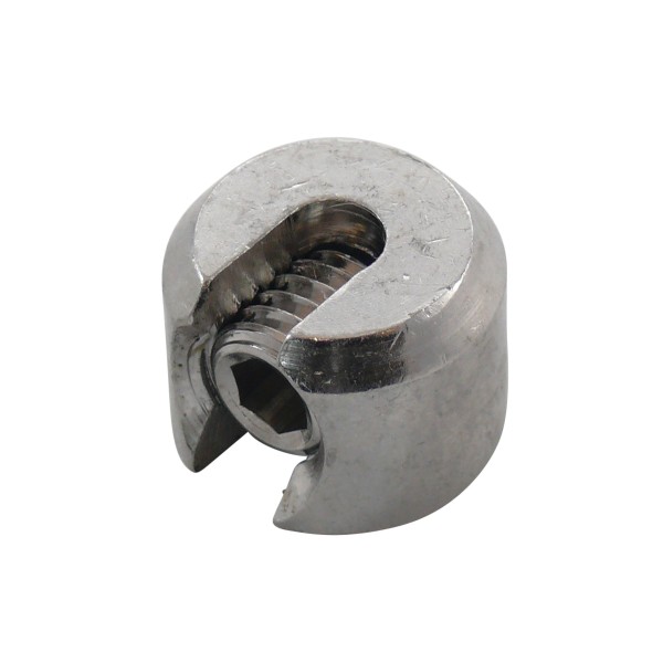 Klemmstopper mit Gewindestift Edelstahl A4