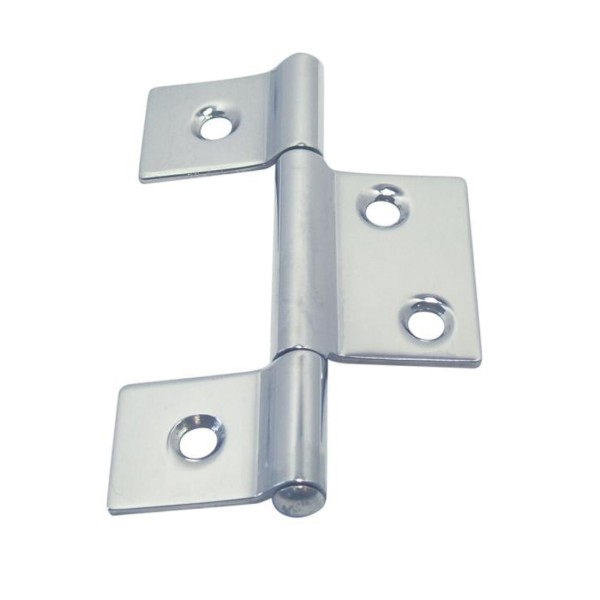 Klappenscharniere für Möbel Edelstahl A2 60 x 85 x 1,5 mm #8859