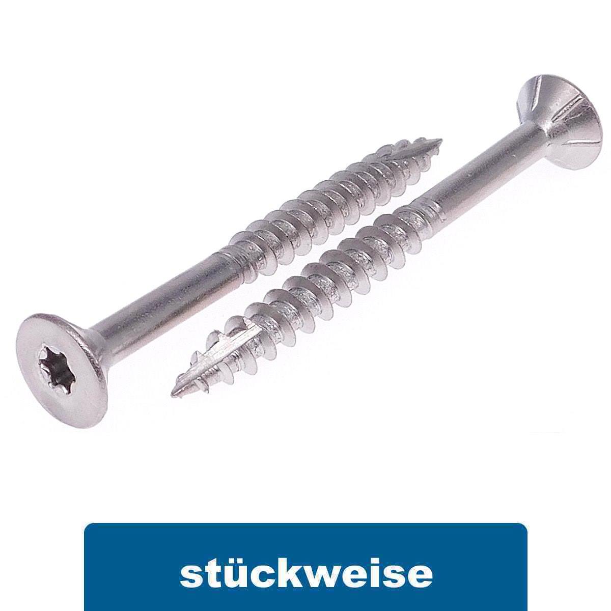 Holzbauschrauben Senkkopf TX Antrieb Edelstahl A2