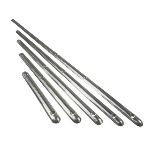 Kratzerstop halbrund massiv Edelstahl A4 #8440