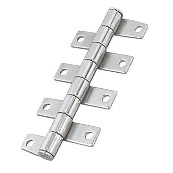 Scharnier mit Halteautomatik und langen Flügeln Edelstahl A4 45 x 53,8 x 2,0 mm #814924