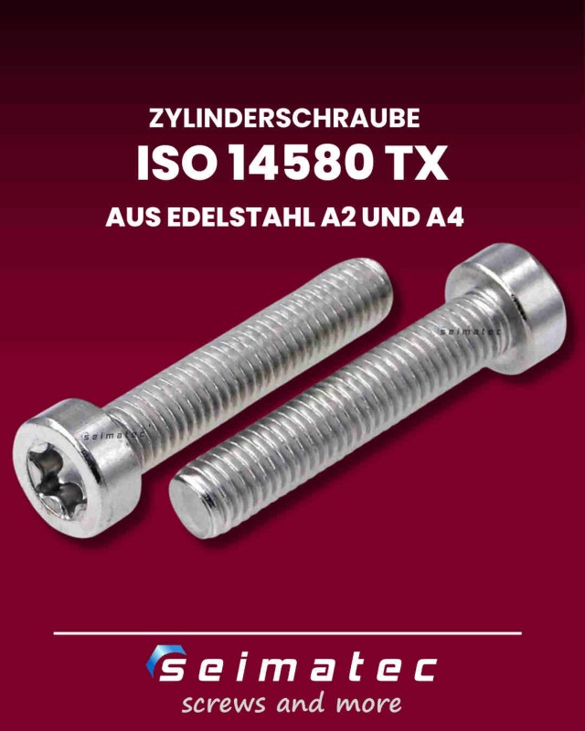 14580-Zylinderschraube-TX-Antrieb-Edelstahl-A2-und-A4