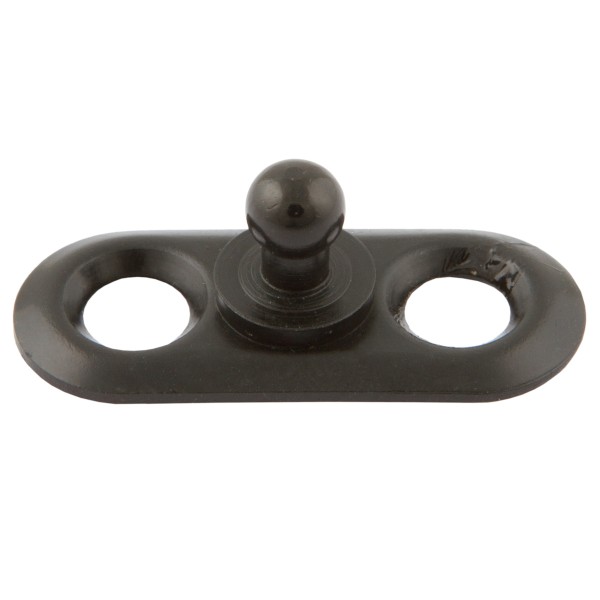 Tenax Unterteil zum Verschrauben Messing schwarz verchromt