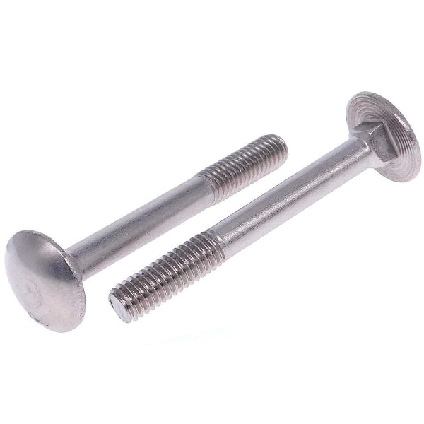 Schlossschrauben Teilgewinde Edelstahl A2 DIN 603