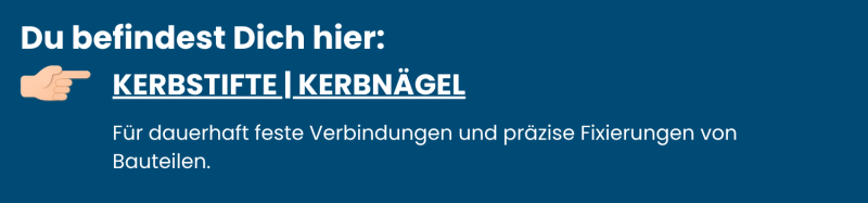 KERBSTIFTE | KERBNÄGEL