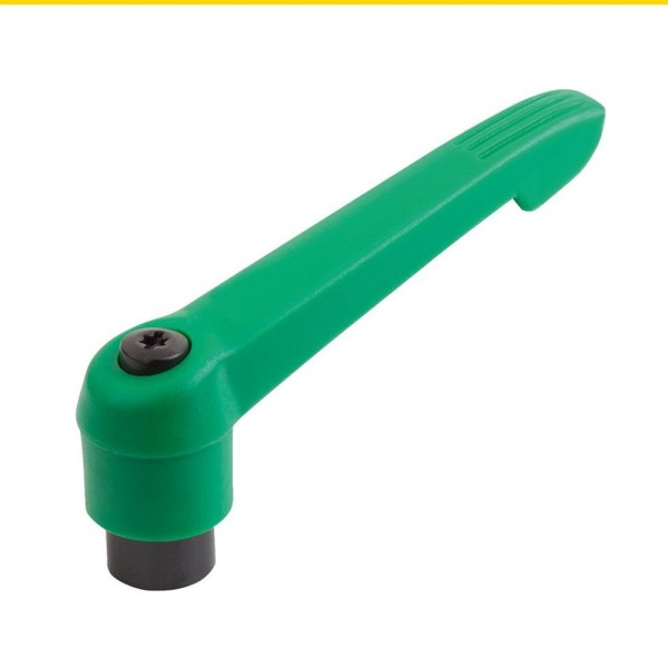 Klemmhebel mit Innengewinde und Kunststoffgriff RAL 6032 #02690