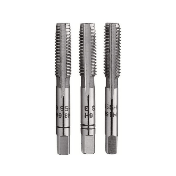 Gewindebohrer BSW Grobgewinde 3-tlg. HSS