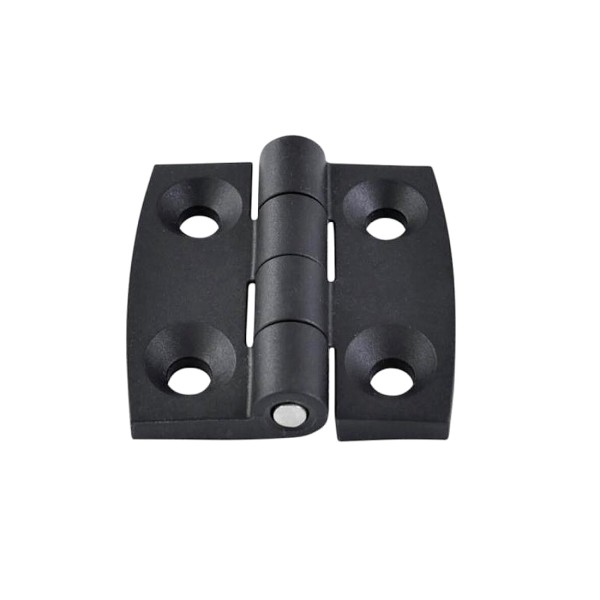 Scharnier aus Polyamid (Kunststoff) quadratisch 40 x 40 x 5,2 mm #815079