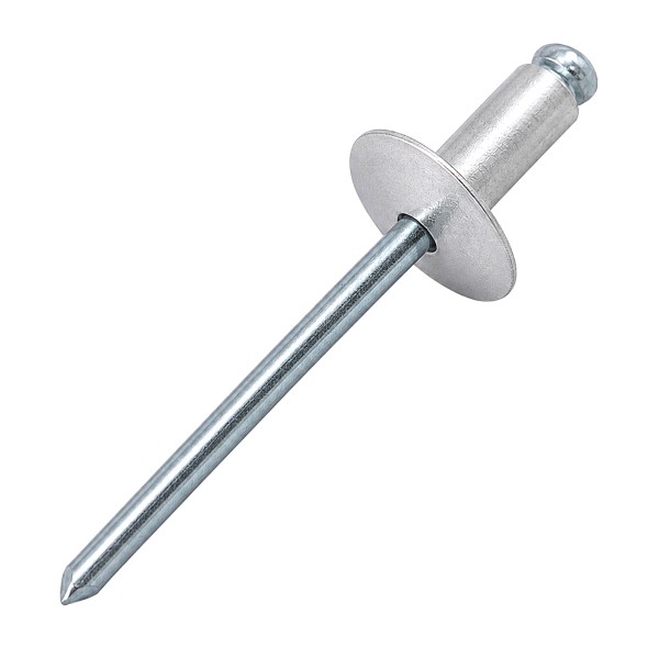 Blindnieten Alu/Stahl DIN 7337 Flachkopf Ø 9,5 mm