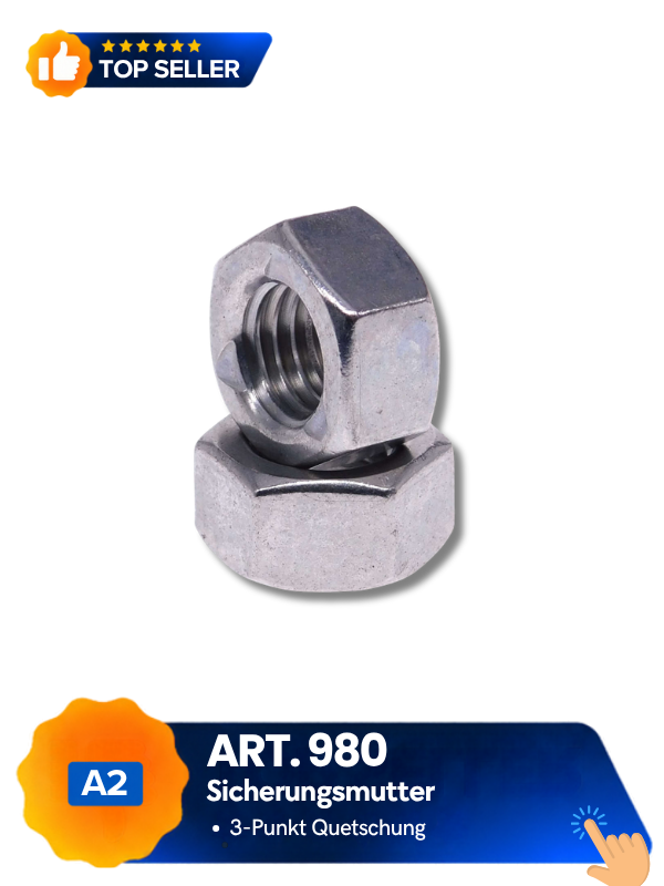 DIN-980-A2-Sicherungsmutter