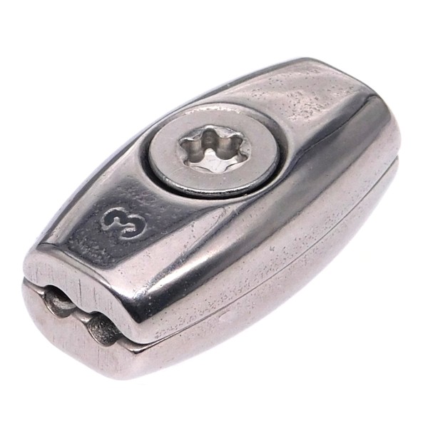 Eiform Drahtseilklemmen aus Edelstahl A4