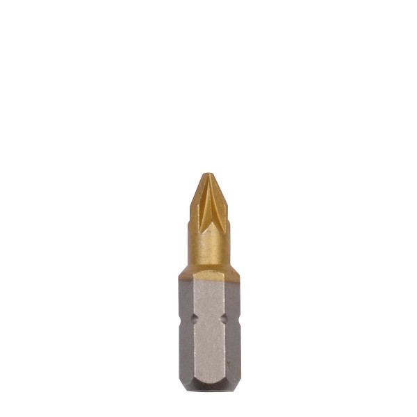 Bit für Kreuzschlitz-Schrauben PZ 6,3 [1/4&quot;] TiN 25 mm