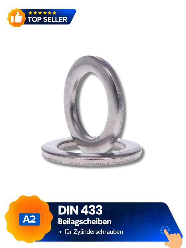 DIN-433-A2-Beilagscheiben