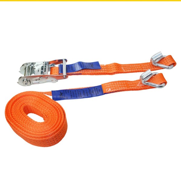Zurrgurte mit Ratsche und Haken 35 mm Band 2-teilig 0,5 m + 5,5 m