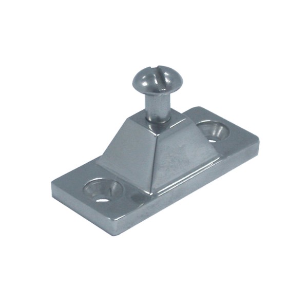 Verdeckbeschlag Seitenplatte Edelstahl A4-AISI 316 #083120