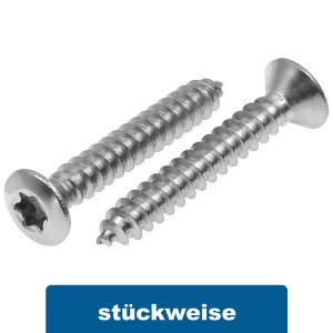 Linsensenkkopf Blechschrauben mit Innensechsrund TX Edelstahl A2 ISO 14587 Linsensenkkopf Blechschrauben mit Innensechsrund TX Edelstahl A2 ISO 14587