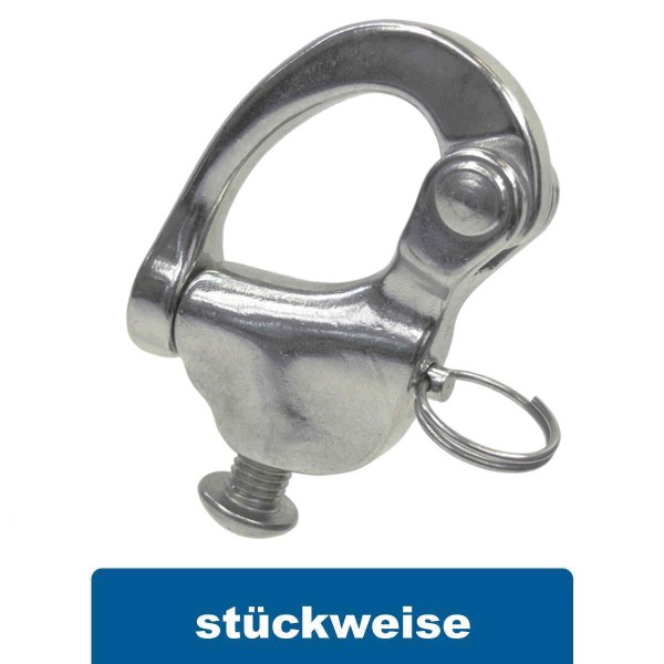 Schnappschäkel mit Schraube A4 #082890