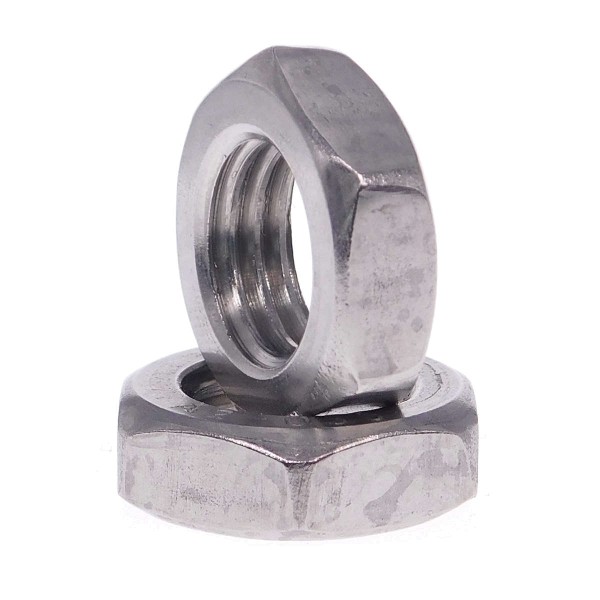 DIN 439 Linksgewinde Edelstahl A4 Sechskantmutter