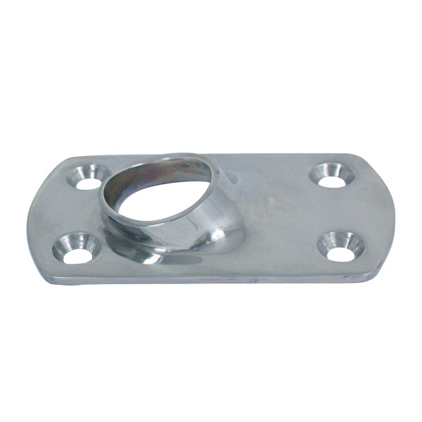 Relinganschweißfuß 60° aus Edelstahl A4-AISI 316 #8616