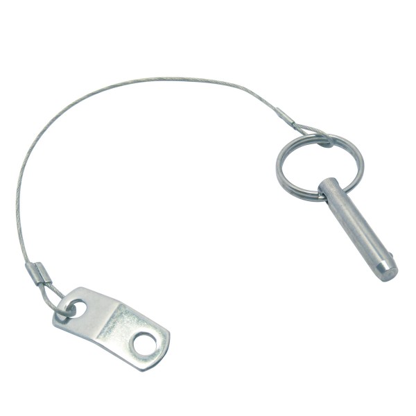 Sicherungsseil mit Steckbolzen A2 250mm Steckbolzen 6,3x35mm