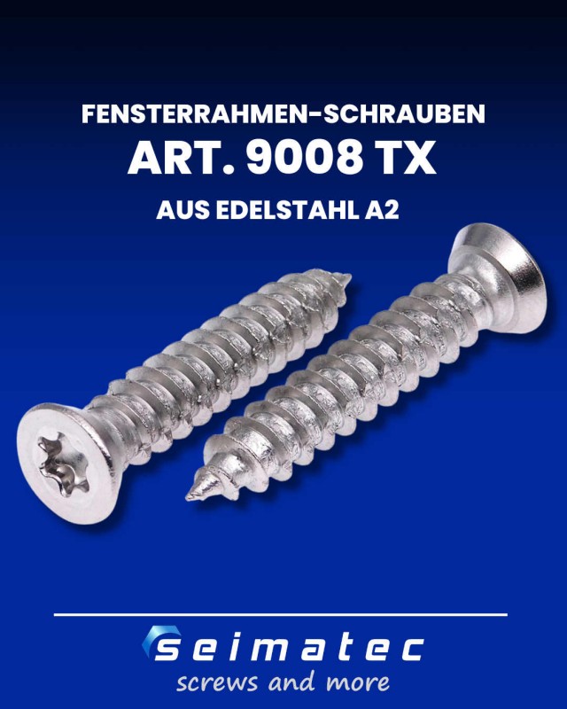 9008-Fensterrahmenschrauben-Edelstahl-A2