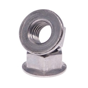 Flanschmutter  Edelstahl A4 DIN 6923