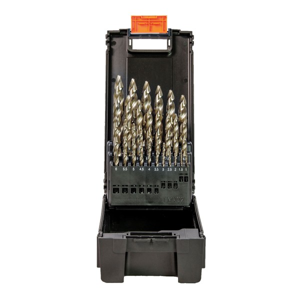 25tlg. Spiralbohrer Satz HSS-Co 5% DIN 338 Typ N PROSTEP