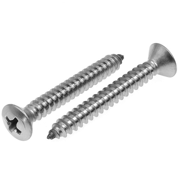 Linsensenkkopf Blechschrauben mit Kreuzschlitz PH Edelstahl A2 DIN 7983