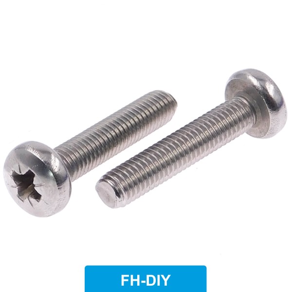 Linsenschrauben Edelstahl A2 PZ Kreuzschlitz DIN 7985 - FH-DIY