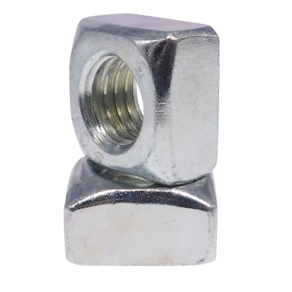 DIN 557 Vierkantmuttern hohe Form Stahl verzinkt