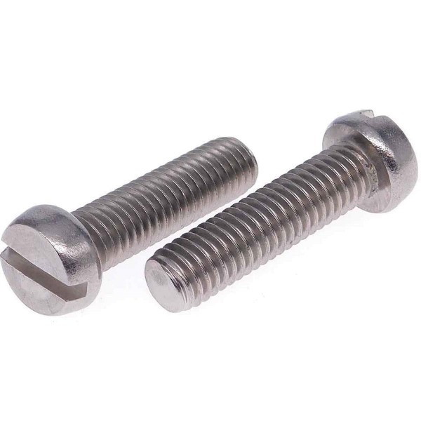 Zylinderschraube mit Schlitz Edelstahl A4 DIN 84