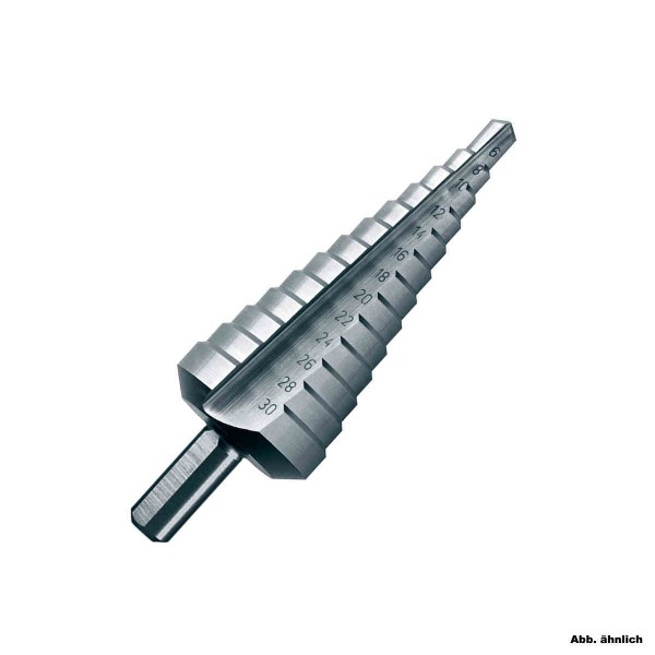 Stufenbohrer für Metall mit gerader Nut HSS-G ECO