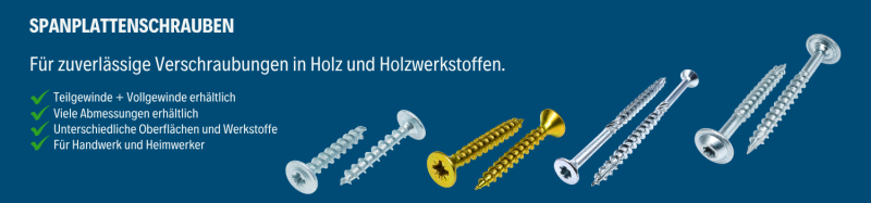 Holzbauschrauben / Spanplattenschrauben