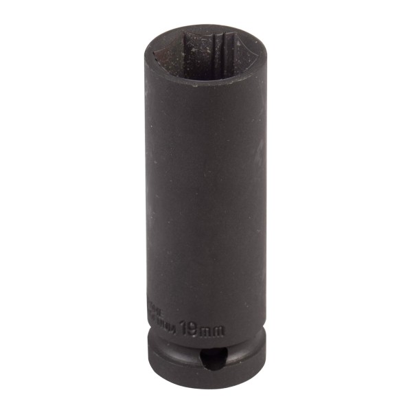 Stecknuss 1/2" Zoll lang - Schlagnuss-Einsatz metrisch 6-kant