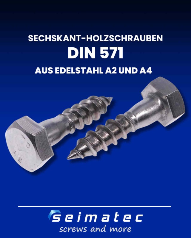 Sechskant-Holzschraube DIN 571